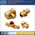 custom cnc machining brass fitting casting parts